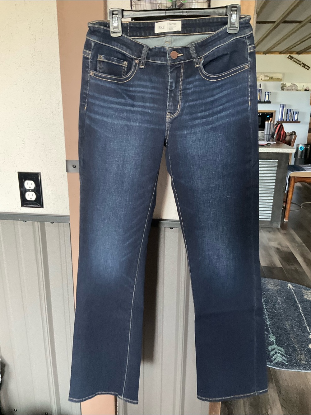 BKE Dark Blue Flare Jeans for Women